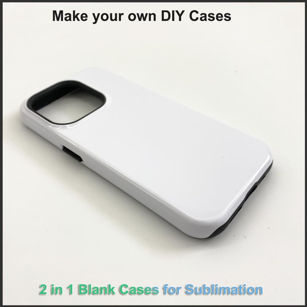 Phone Case Blank Print - 5 uds 2 en 1 funda