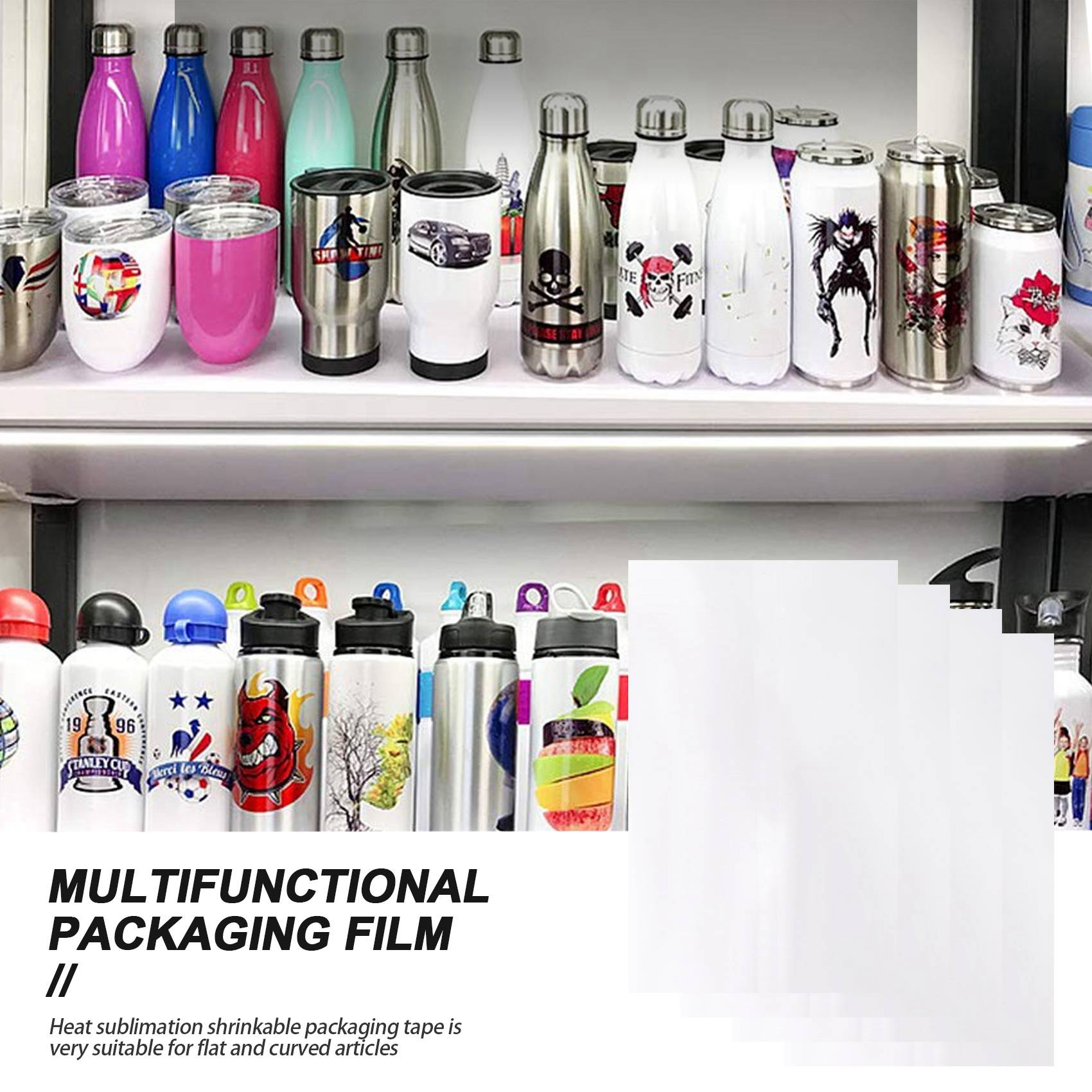 Sublimation Mug White - -FTGT 30 Uds película de envoltura