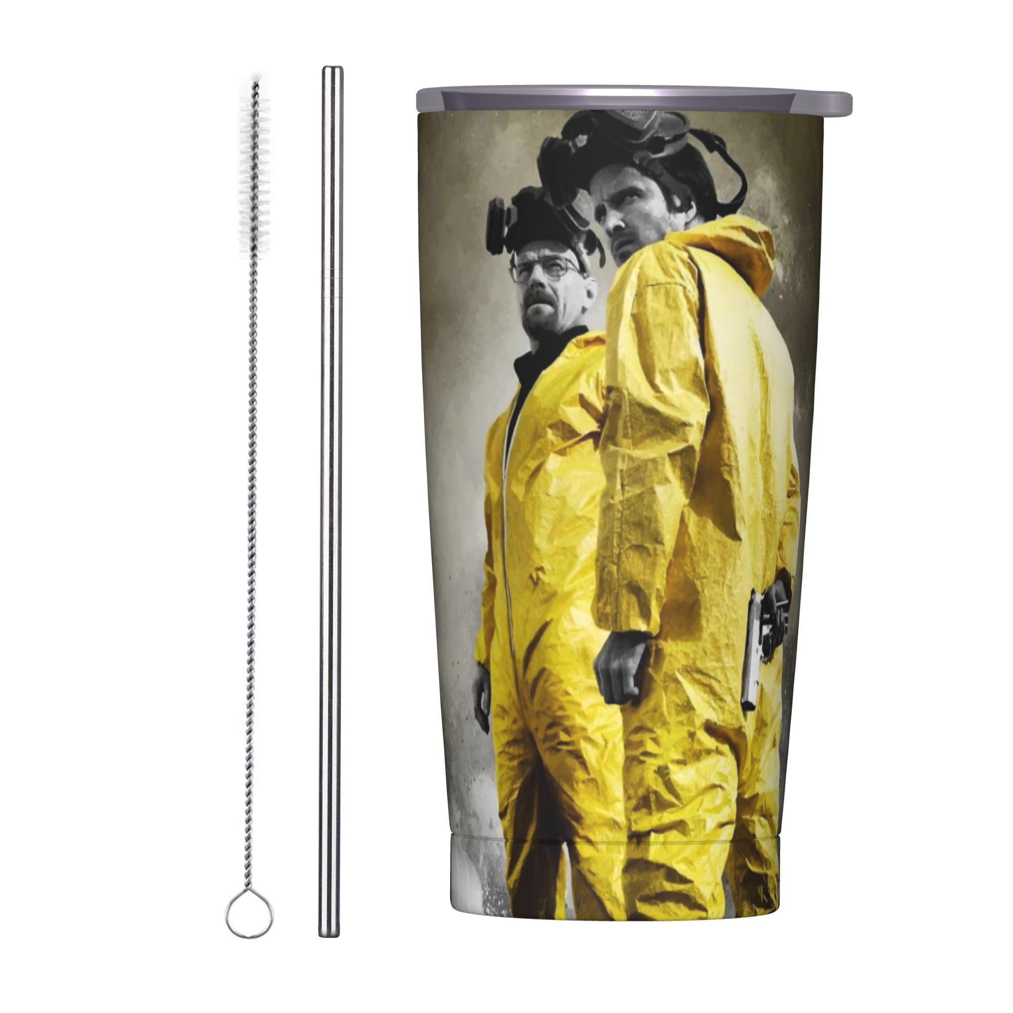 Tumbler 20Oz White - Vaso Térmico Breaking Bad, Taza de