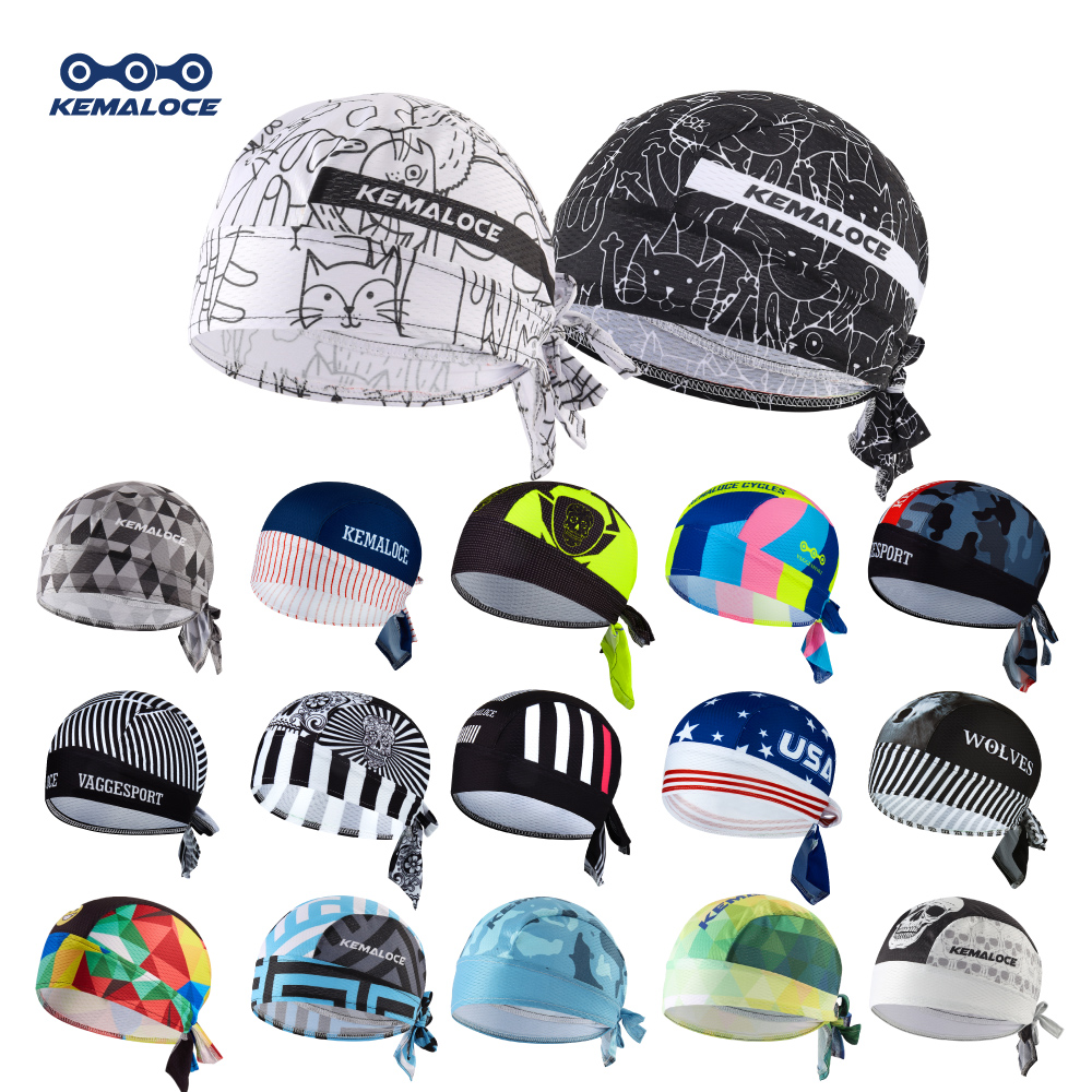 Bandana Blank White - KEMALOCE Pañuelo Cabeza Ciclismo Hombres y