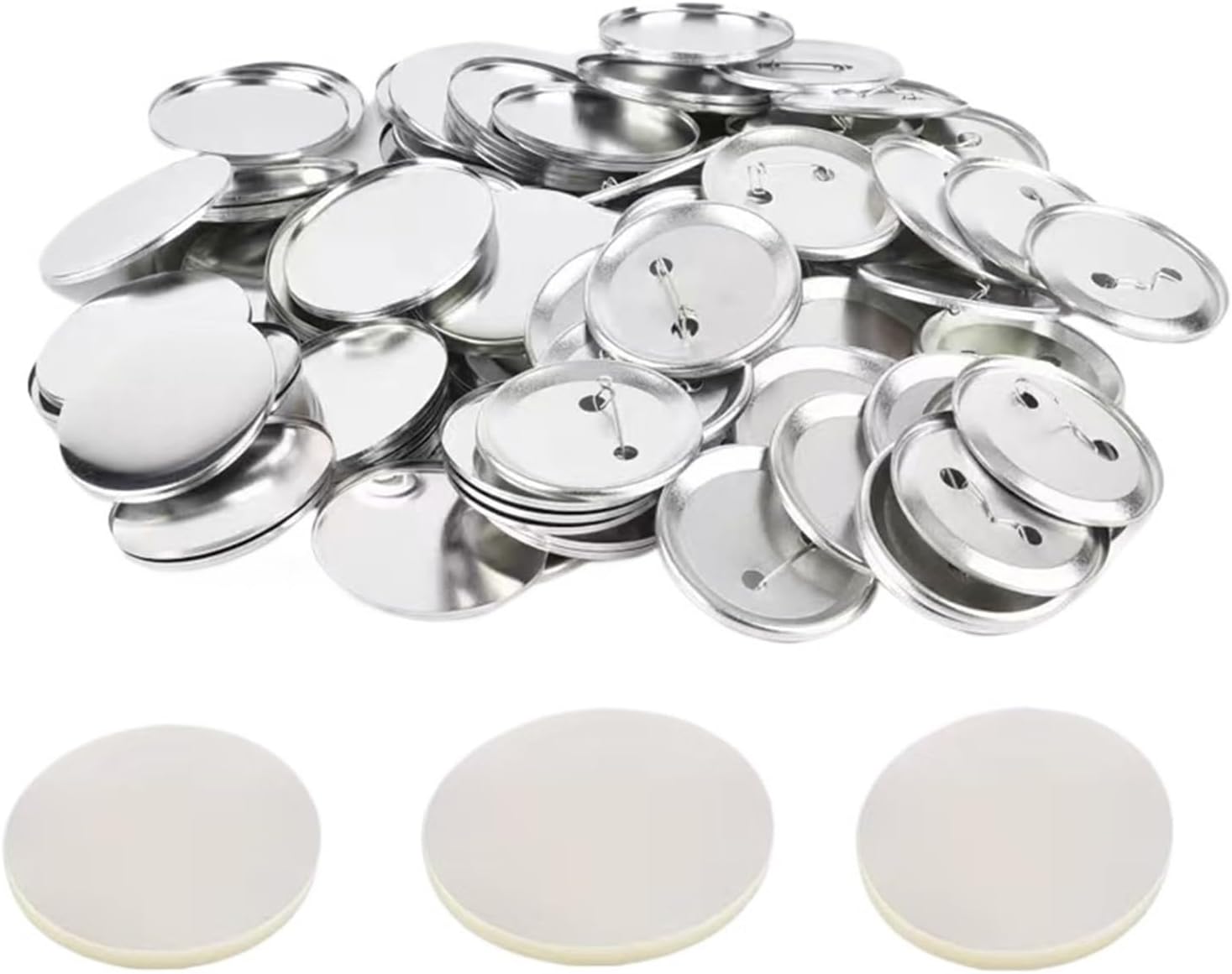Button Badge Blank - Máquina para hacer botones, 500 piezas