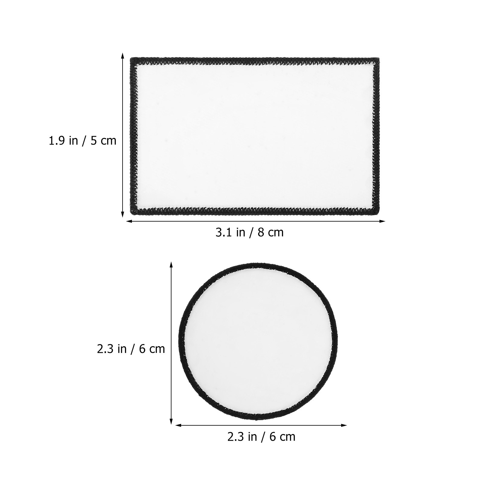30 Parches en Blanco para Gorr - Hat Sublimation Blank reseña y precio