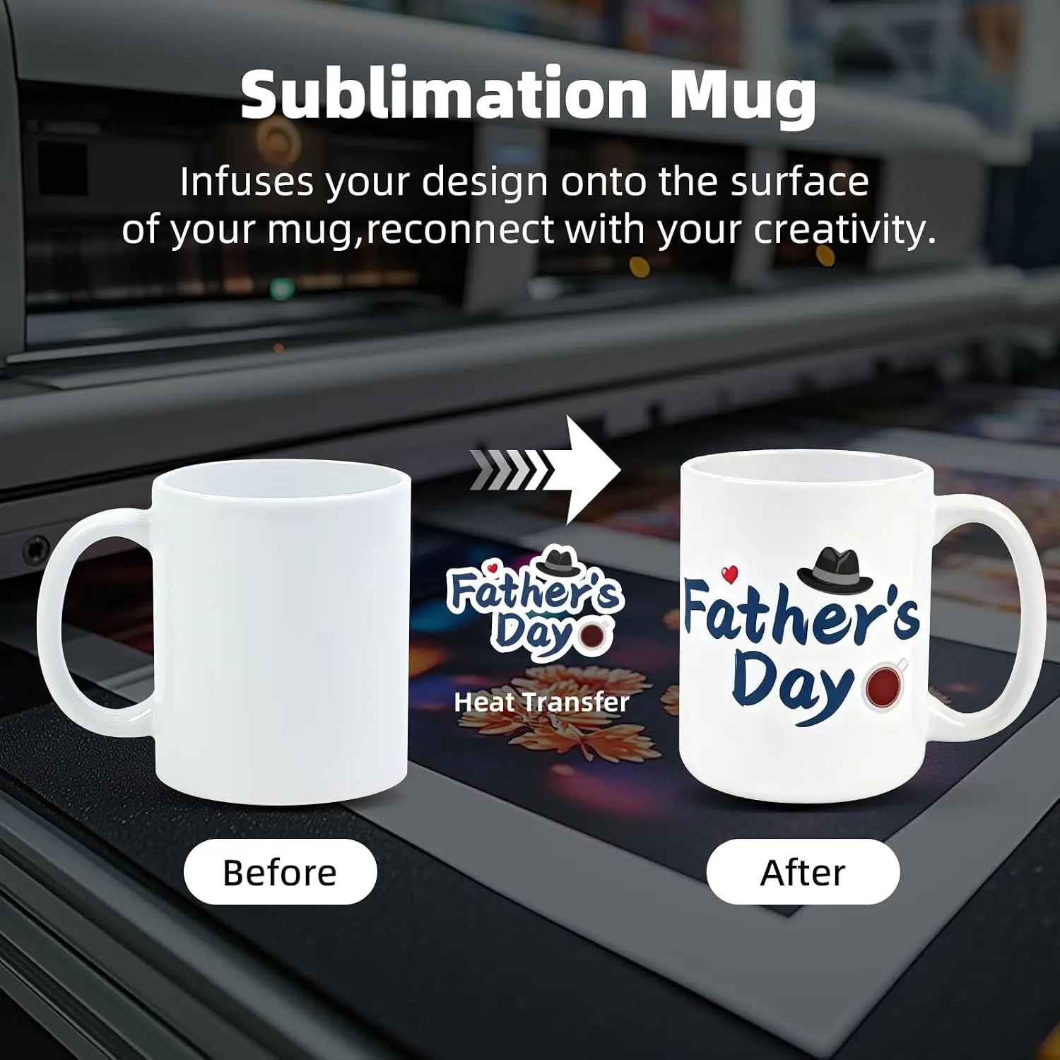 Tazas de sublimación de 11 oz, - Sublimation Mug White reseña y precio