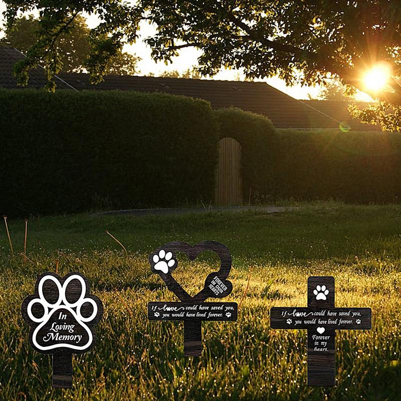 Marcador de tumba para perro,  - Yard Sign Blank reseña y precio
