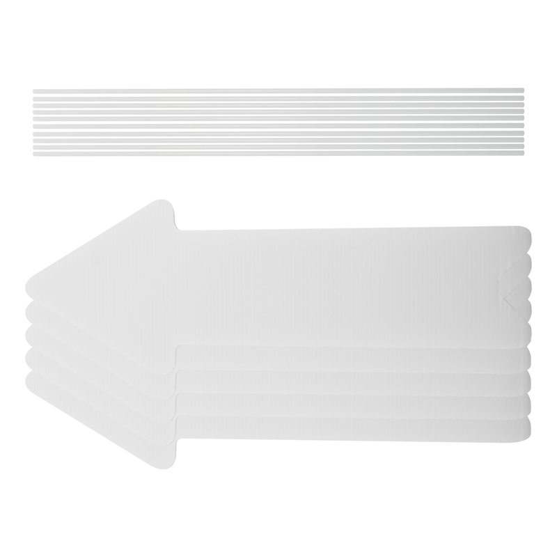 Paquete de 5 Letreros Blancos  - Yard Sign Blank reseña y precio
