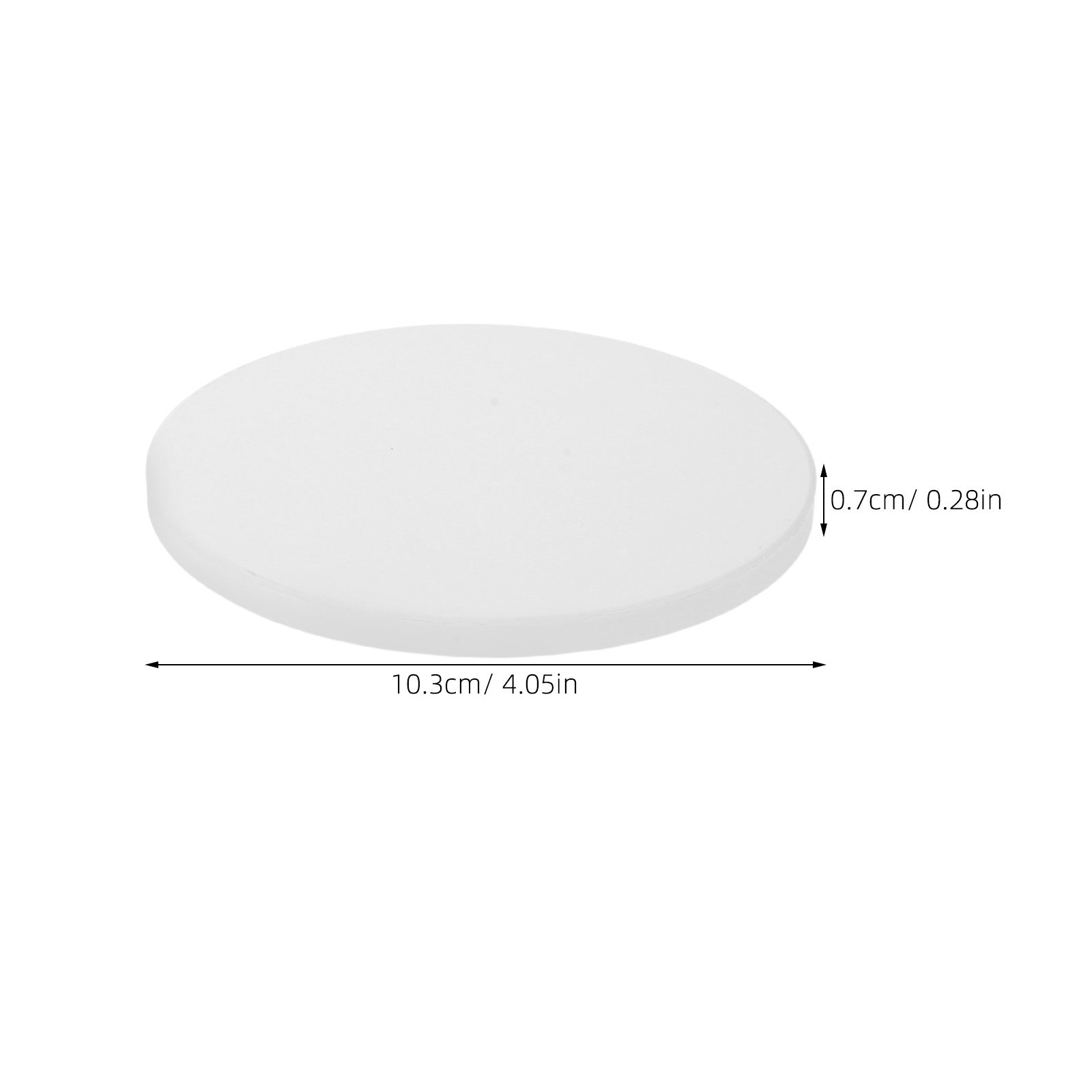 12 Posavasos Creativos Blancos - Coaster Sublimation Blank reseña y precio