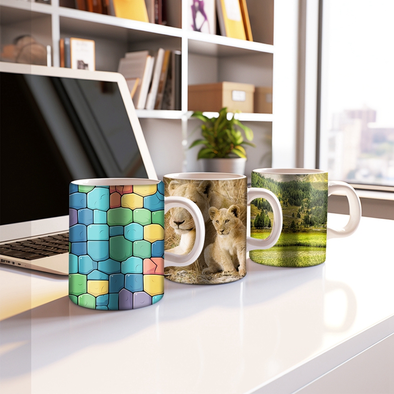 50/100 PCS Fundas retráctiles  - Sublimation Mug White reseña y precio