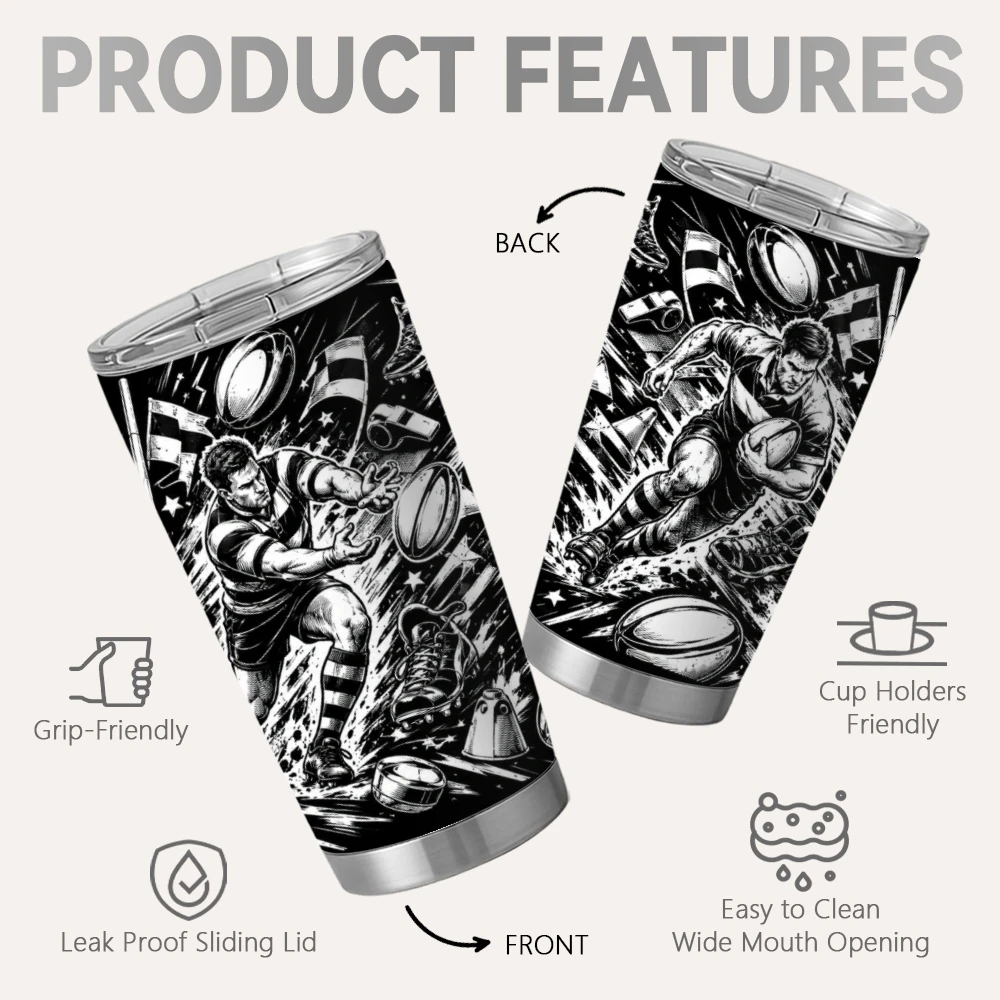 Termos Deportivos con Emblema  - Tumbler 20Oz White reseña y precio