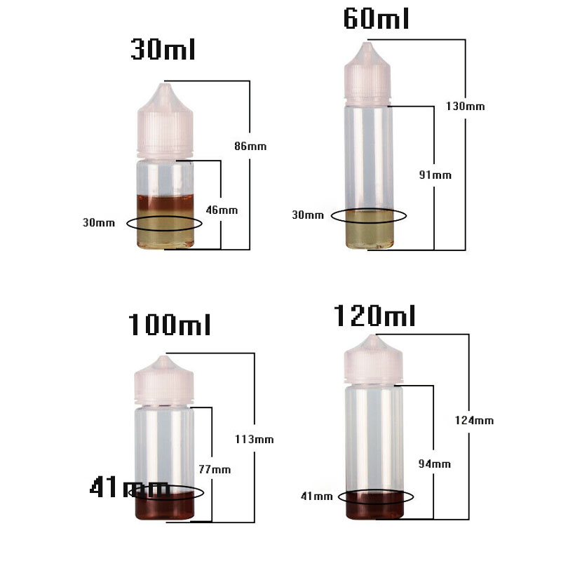5 uds 30ml/60ml/100ml/120ml pl - Water Bottle Blank reseña y precio