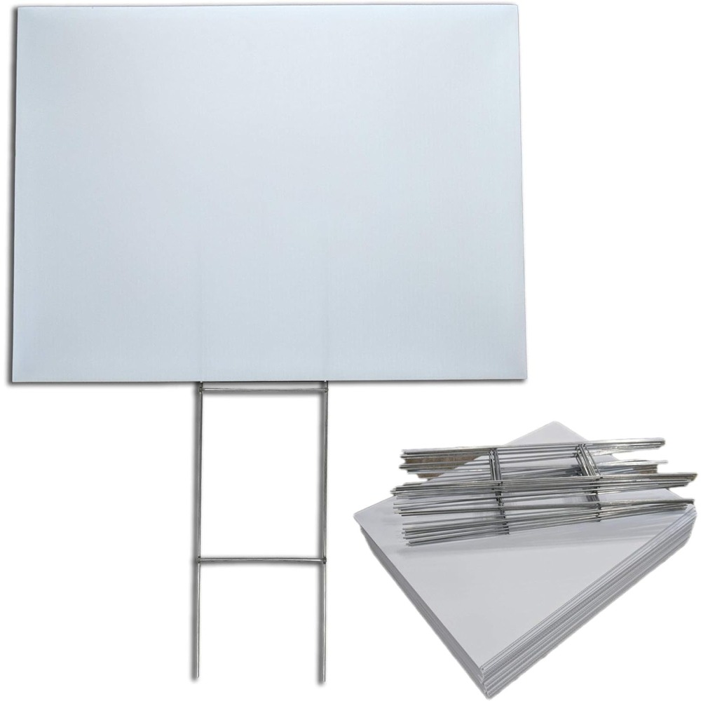 Paquete de cincuenta señales d - Yard Sign Blank reseña y precio