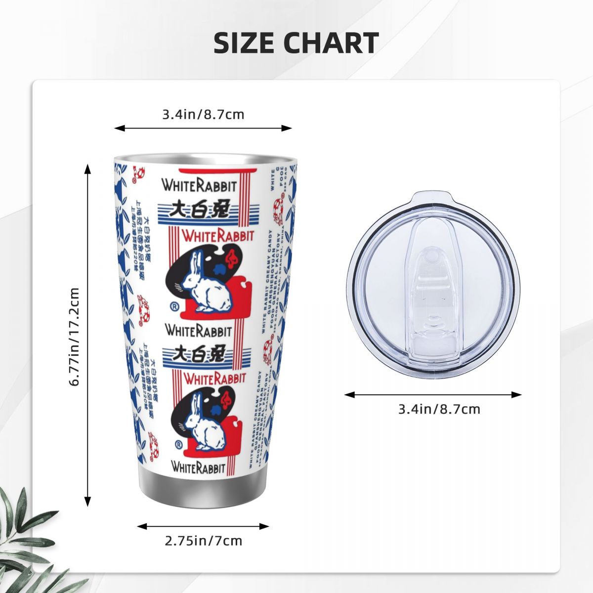 Vaso de acero inoxidable de ca - Tumbler 20Oz White reseña y precio
