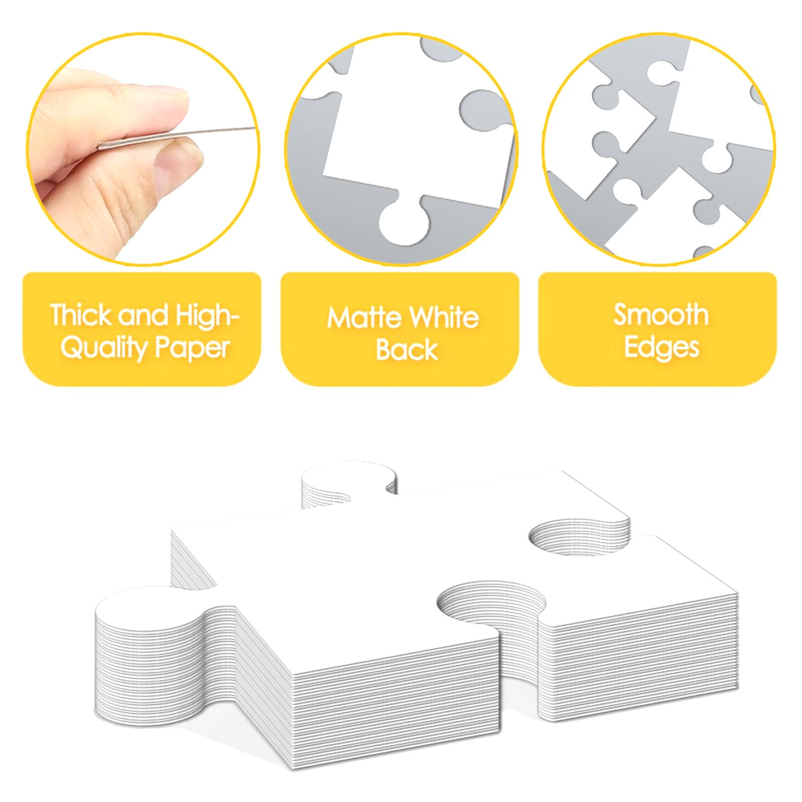 Rompecabezas de Cartón Blanco, - Puzzle Blank White reseña y precio