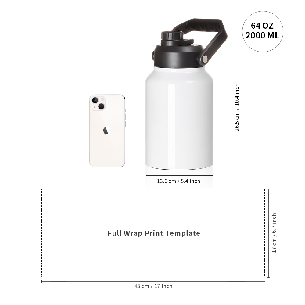 PYD Life USA, envío gratis, 64 - Water Bottle Blank reseña y precio