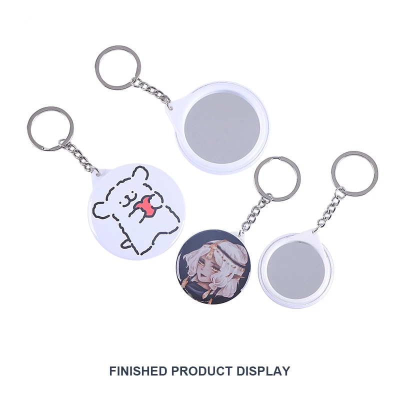 Nuevo 100 Uds llavero espejo i - Button Badge Blank reseña y precio