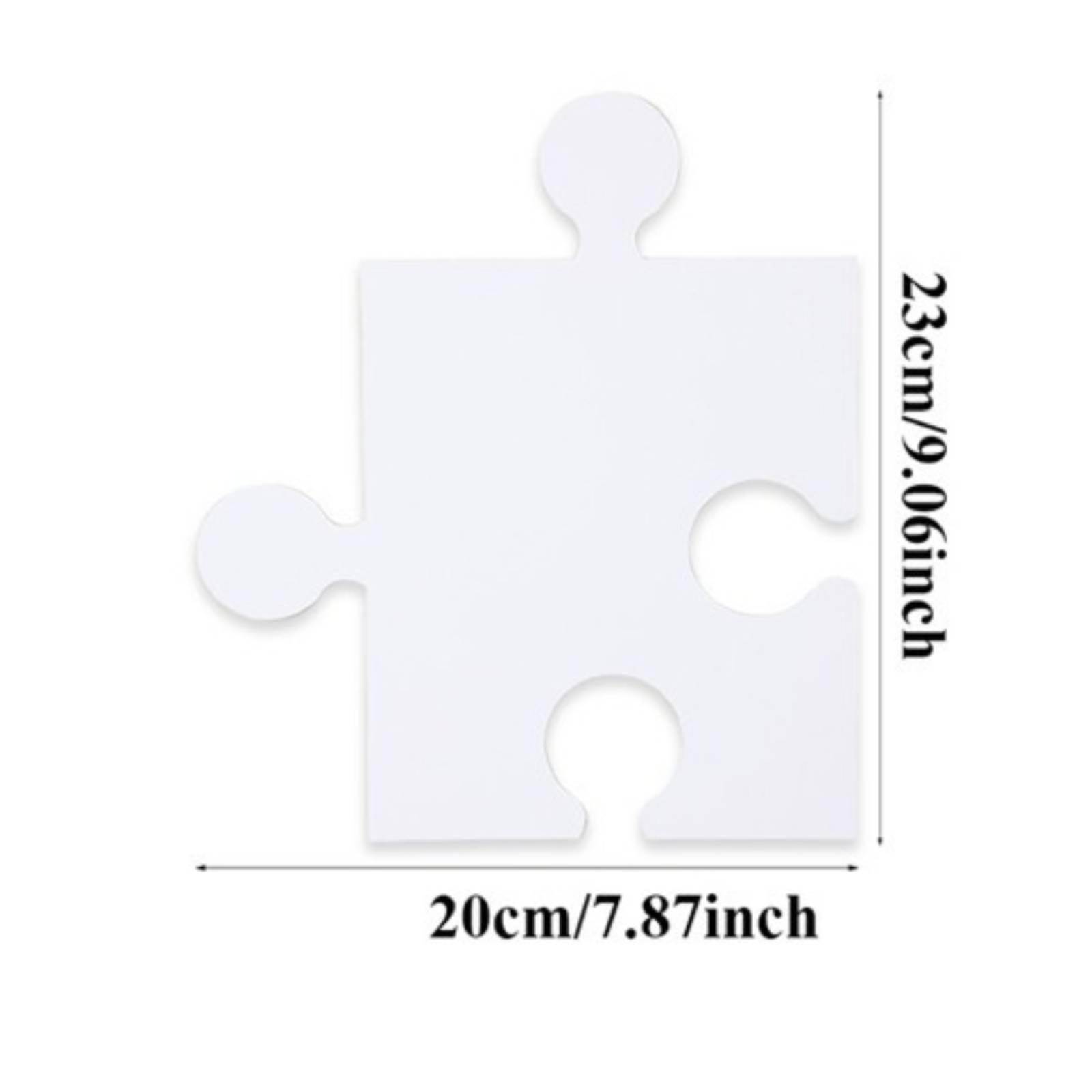 30 Piezas de Rompecabezas en B - Puzzle Blank White reseña y precio